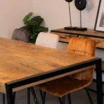 Eetkamerstoel Tess Velvet Beige - Afbeelding 3